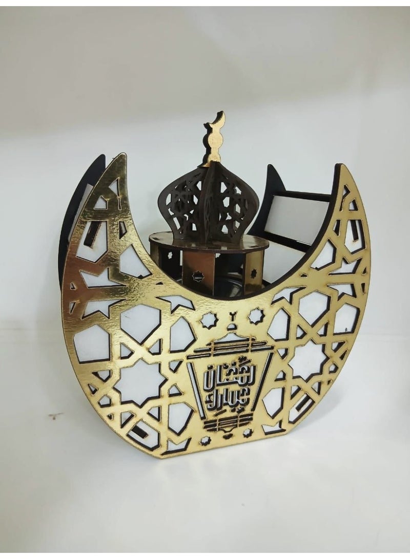 مبخرة عود وبخور على شكل هلال رمضان - Image 2